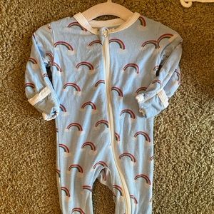 Rainbow footed Kickee Pants